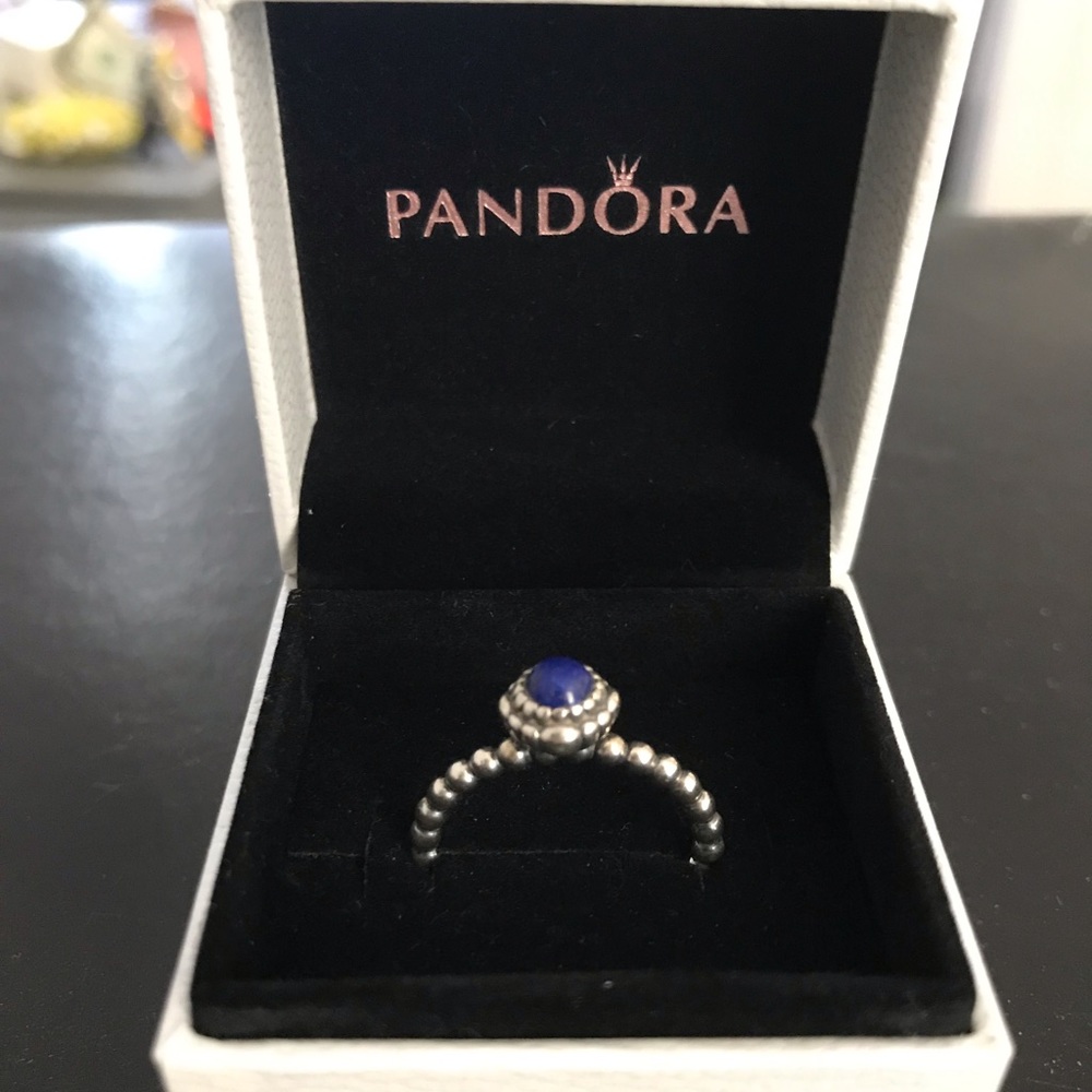 Birthstone PANDORA ring